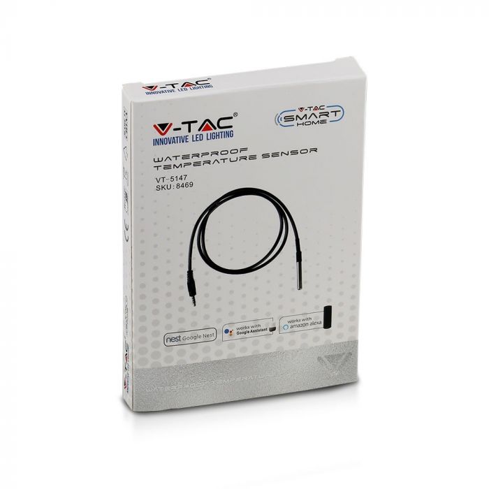 WATERPROOF IP65 TEMPERATURE PROBE COMAPATIBLE with Amazon Aleza & Google Home