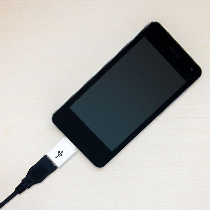 MICRO USB TO TYPE-C ADAPTOR WHITE