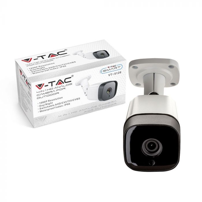 OUTDOOR SURVEILLANCE CAMERA with AHD/CVI/TVI/CVBS 2.0MP BULLET IP65