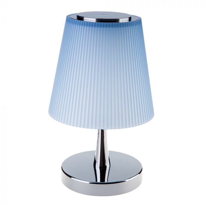 LED TABLE LAMP BLUE 5W 300lm 90° PC + METAL TOUCH DIMMING