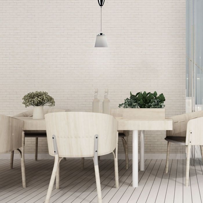 LED PENDANT LAMP WHITE 7W 360lm 90° PC + METAL