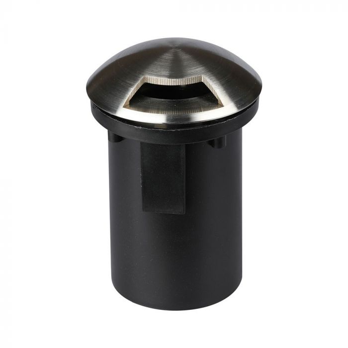 LED UNDERGROUND FITTING STAINLESS STEEL ROUND W/1 MR16 87X128 IP67 SILVER