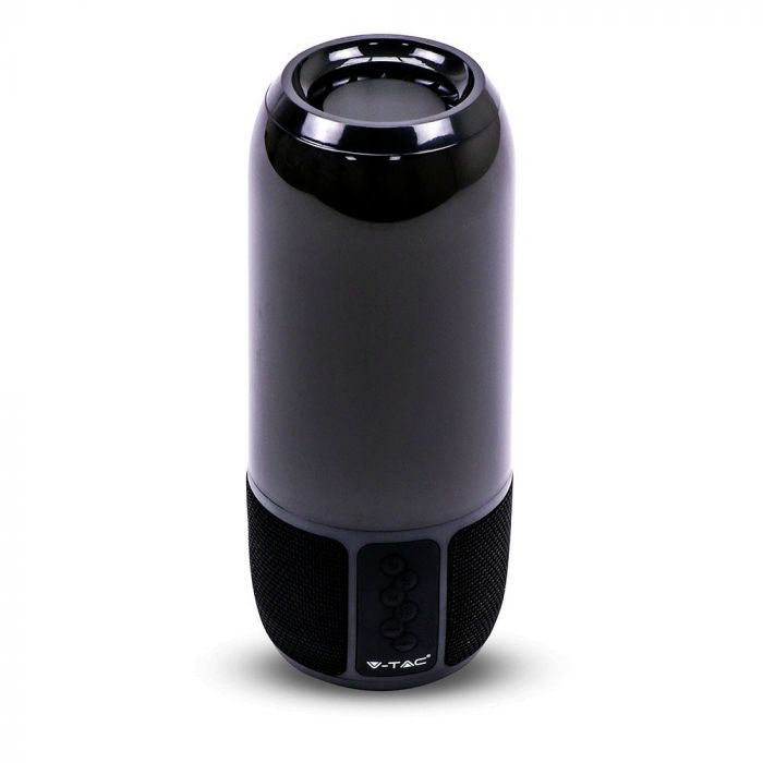 LED LIGHT BLUETOOTH SPEAKER RGB 2*3W WITH USB & TF CARD SLOT BLACK