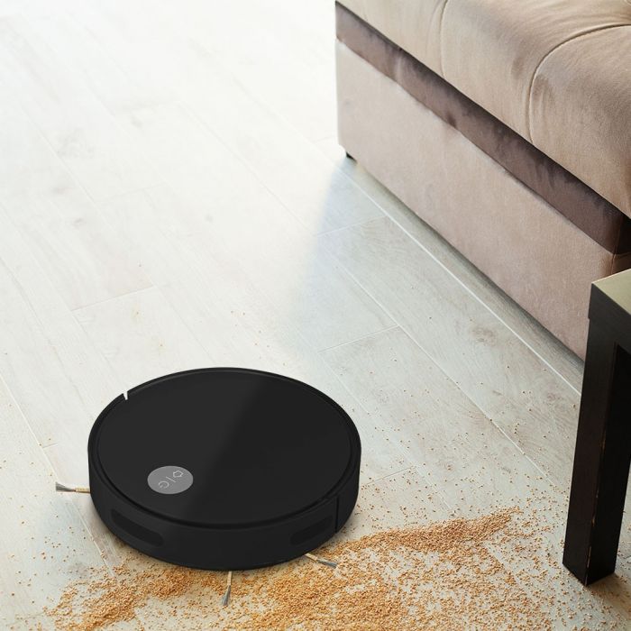 ROBOTIC VACUUM CLEANER WITH REMOTE CONTROL BLACK 315X76