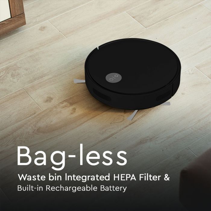 ROBOTIC VACUUM CLEANER WITH REMOTE CONTROL BLACK 315X76
