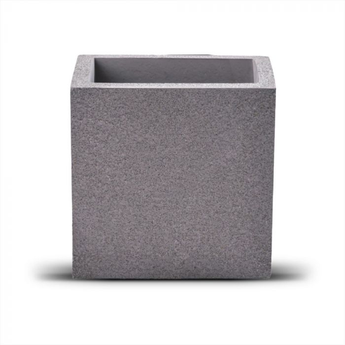 LED WALL LIGHT LIGHT GREY SQUARE G9 12X12X10 CONCRETE