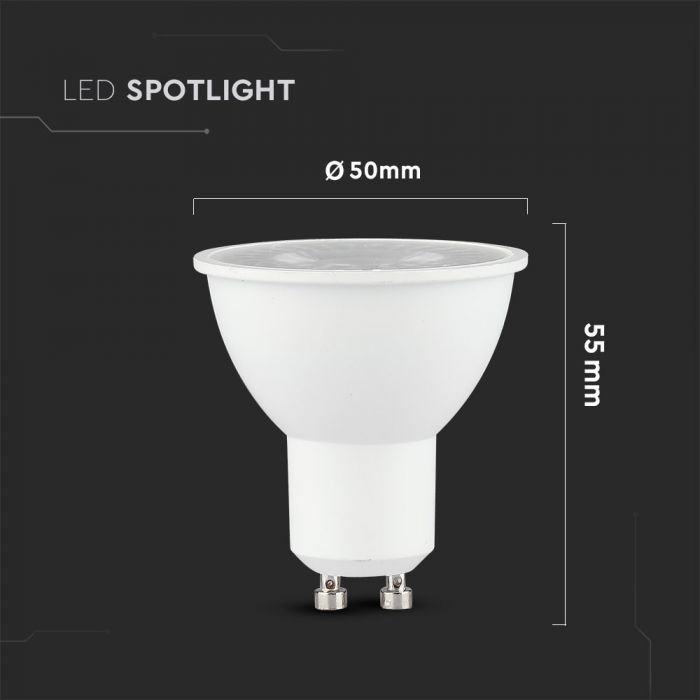 LED Spotlight SAMSUNG Chip GU10 8W 110Ã‚Â° Lens 6400K