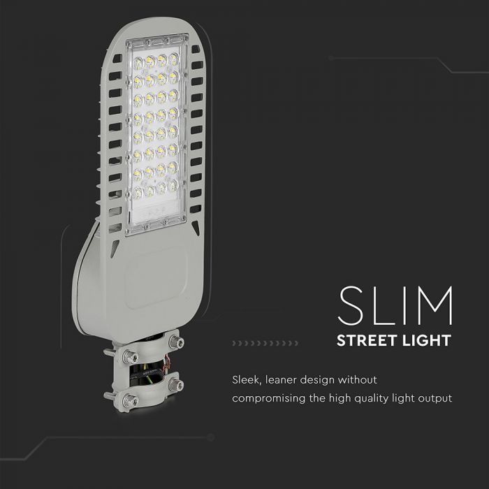 LED Street Light SAMSUNG Chip 5 Years Warranty 50W Slim 6400K 120 lm/Watt