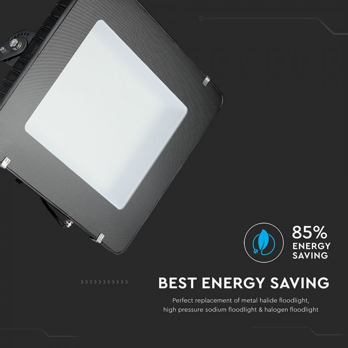 LED FLOOD SLIM 500W CW 100° 60000lm (120lm/W) IP65 BLACK SAMSUNG CHIP A++
