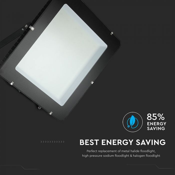 LED FLOOD SLIM 1000W DL 100° 120000lm (120lm/W) IP65 BLACK SAMSUNG CHIP A++