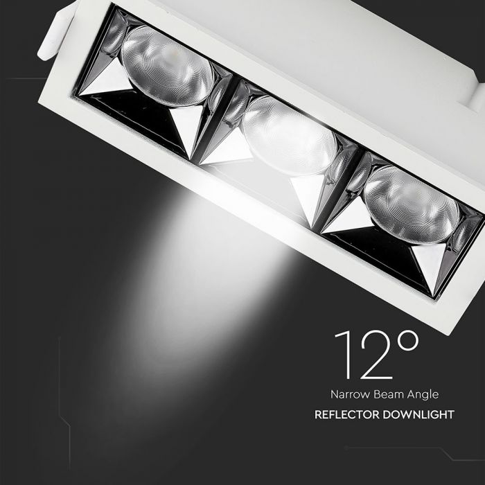 LED REFLECTOR SMD DOWNLIGHT 12W DL 960lm 12° 130X54X47(120X45) SAMSUNG CHIP