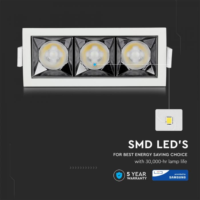 LED REFLECTOR SMD DOWNLIGHT 12W DL 960lm 12° 130X54X47(120X45) SAMSUNG CHIP