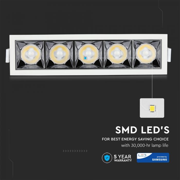 LED REFLECTOR SMD DOWNLIGHT20W DL 1600lm 38° 207X54X47(200X45) SAMSUNG CHIP