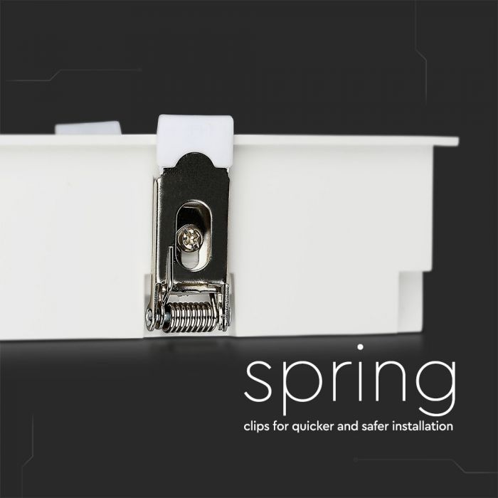 LED REFLECTOR SMD DOWNLIGHT 36W CW 2880lm 38° 130X130X47(120X120) SAMSUNG CHIP