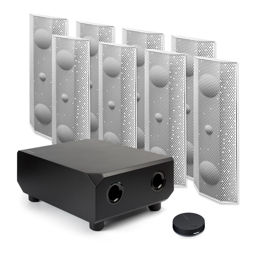 Lithe Audio 7.1 Wireless Surround Sound Cinema System – WiSA SoundSend & iO1 Speakers