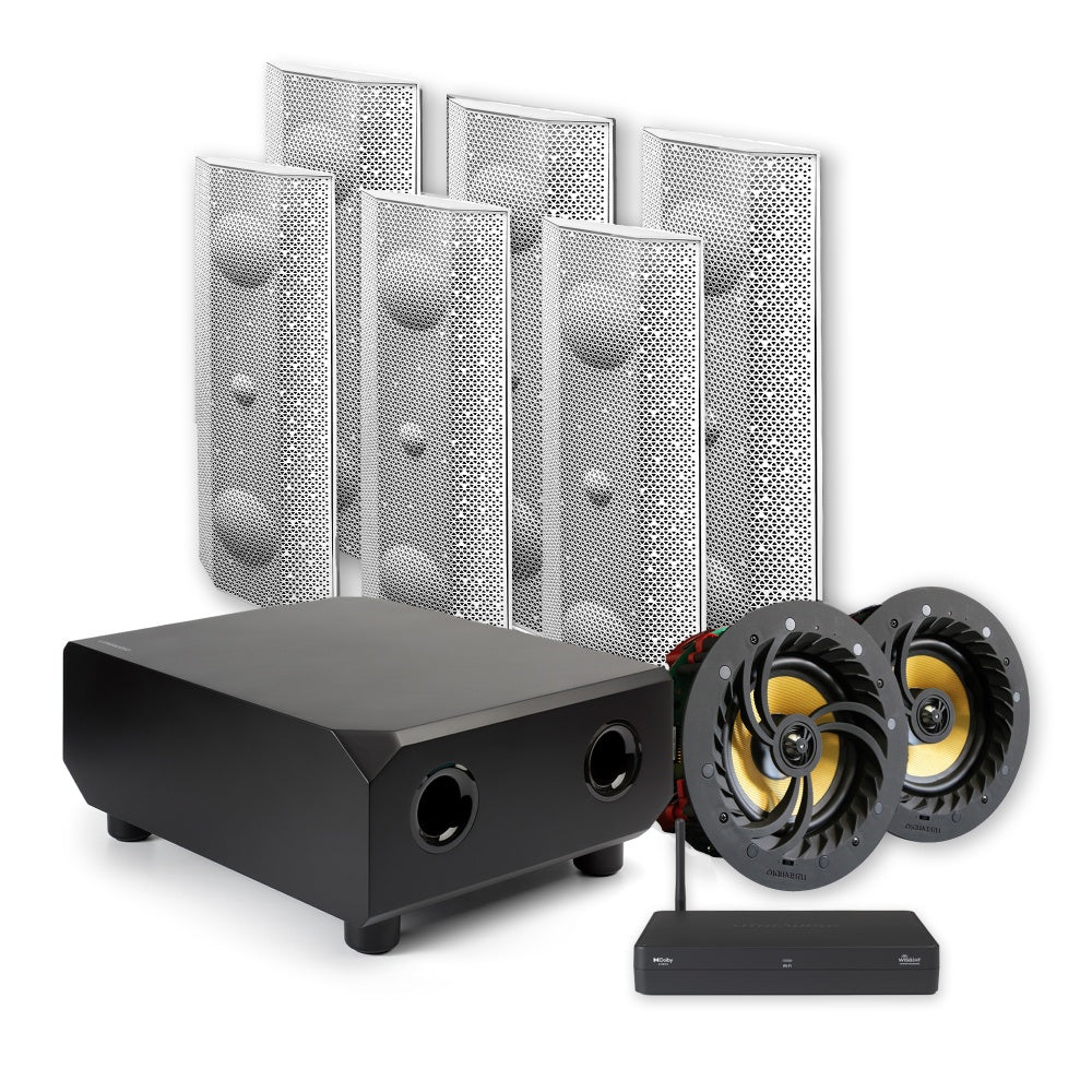 Lithe Audio 5.1.2 Dolby Atmos Wireless Cinema Surround Sound System – WiSA Cinema Hub