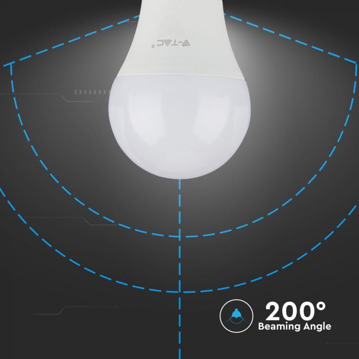 LED Bulb SAMSUNG Chip 6.5W E27 A++ A60 Plastic 4000K