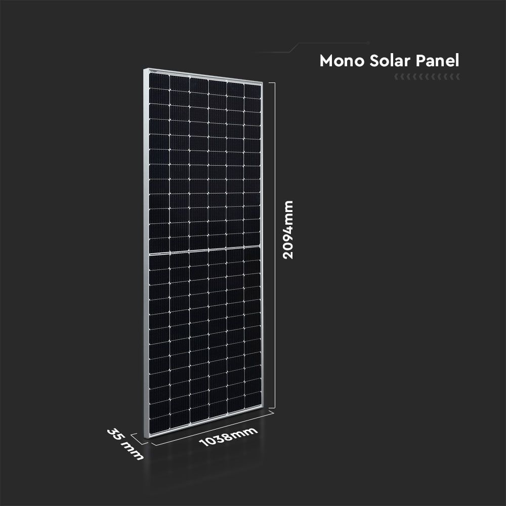 LED SOLAR MONO HALF-CELL PANEL 450W 36V 2094x1038x35mm IP68
