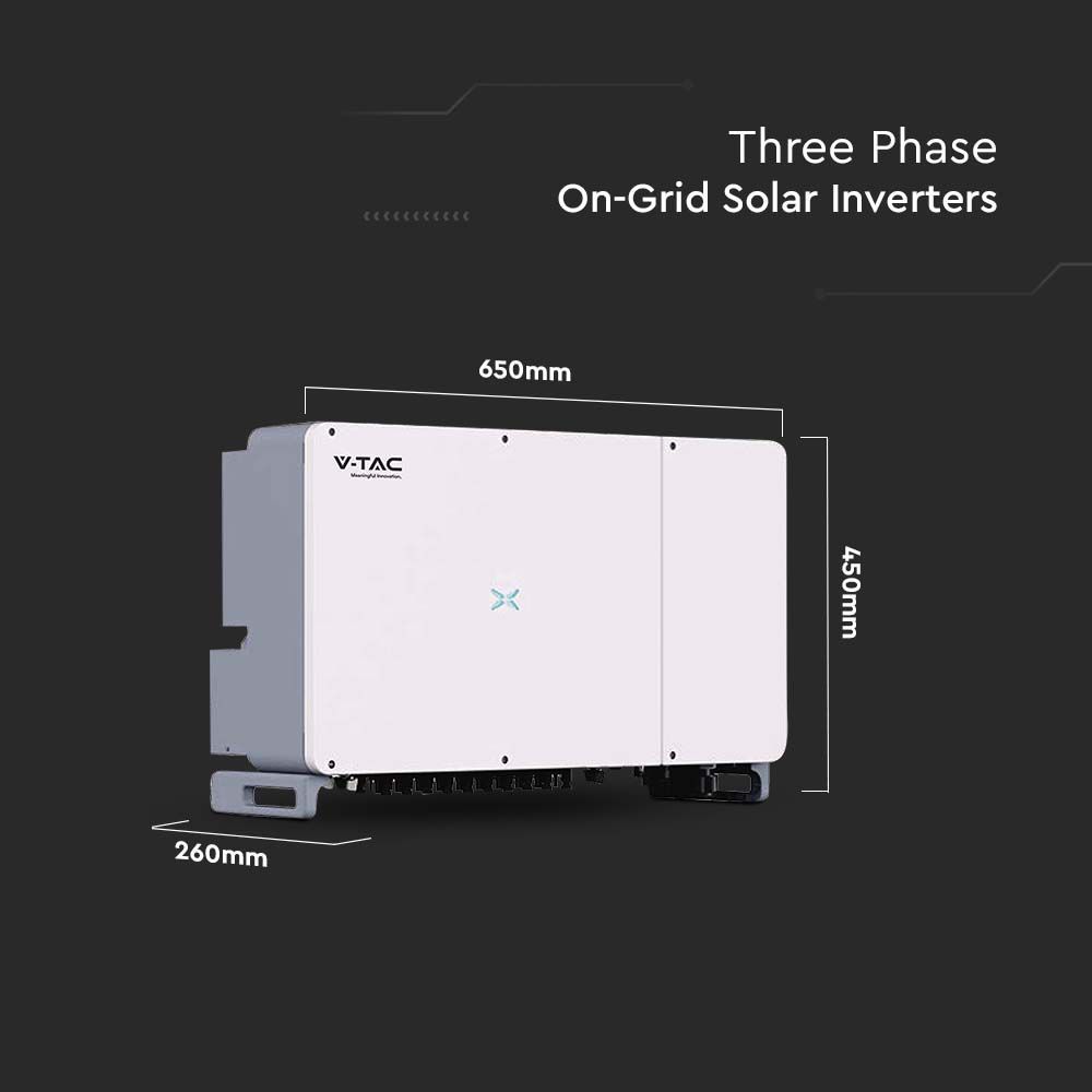 100KW On Grid Solar Inverter Three Phase With 10YRS Warranty IP66