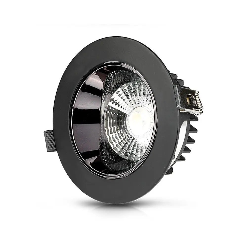 LED Downlight SAMSUNG Chip 20W COB Reflector Black 3000K