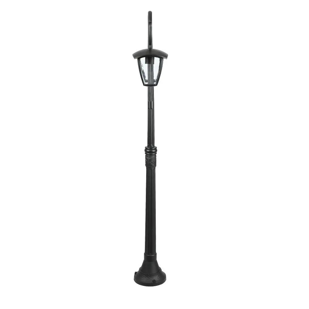 Pole Lamp 2 x E27 1410mm IP44 Black