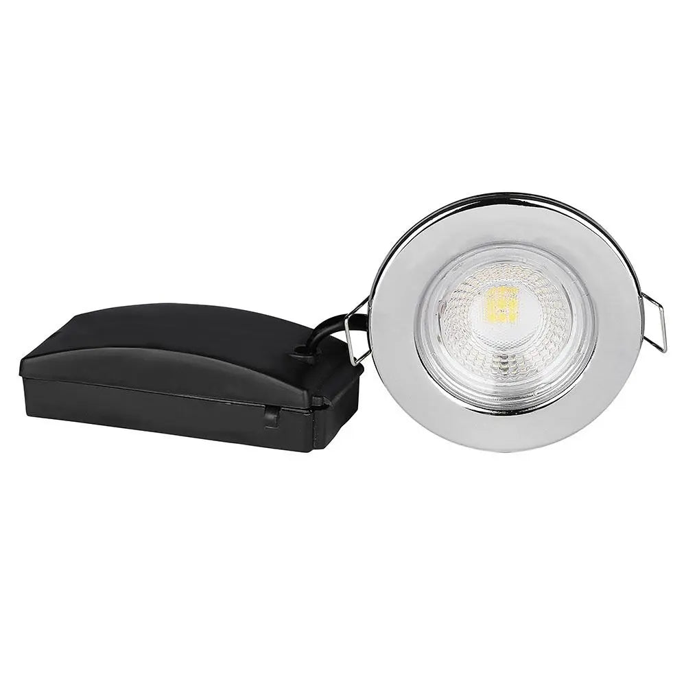 5W LED Fire Rated Downlight SAMSUNG Chip Chrome Dimmable 4000K