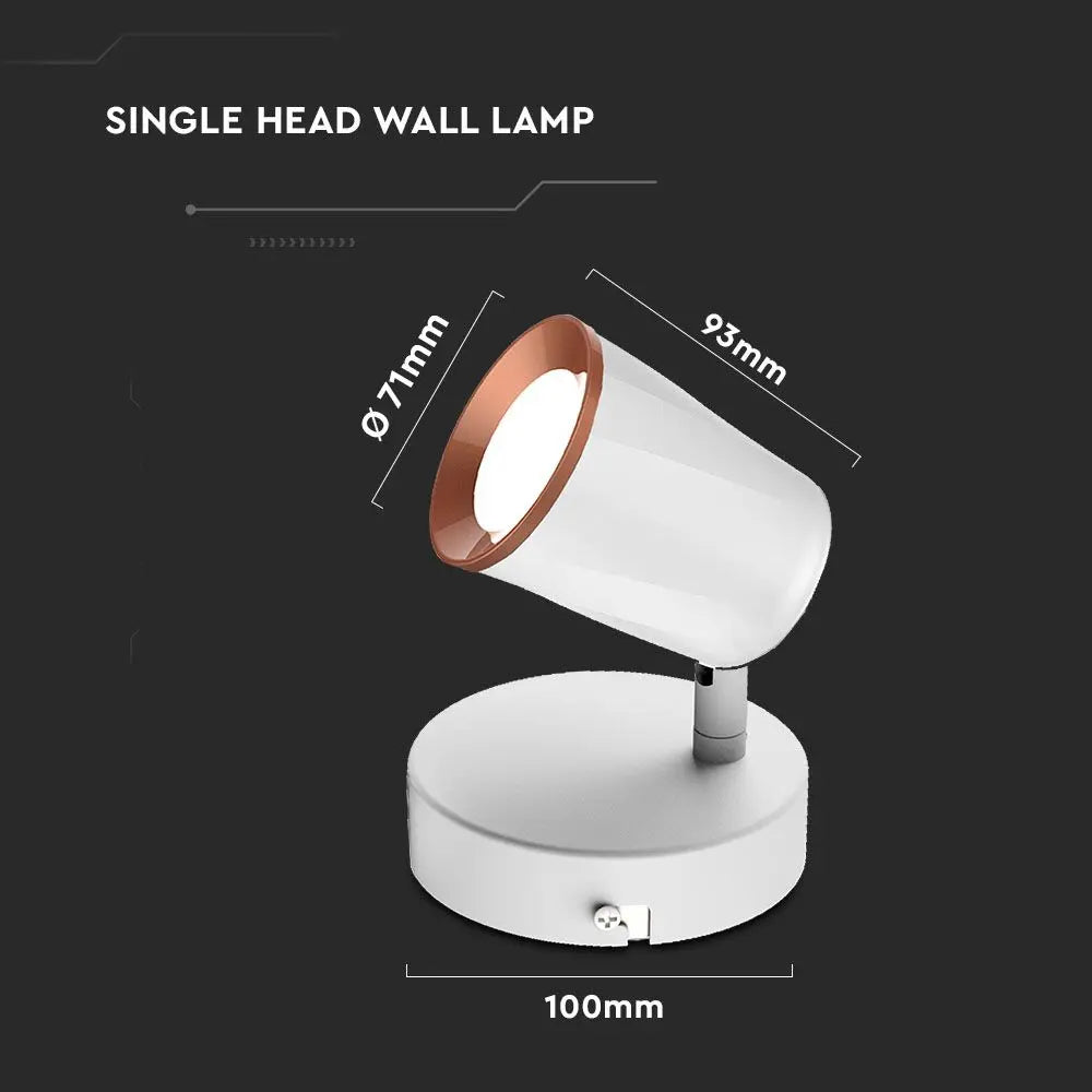 6W LED Wall Lamp Warm White White