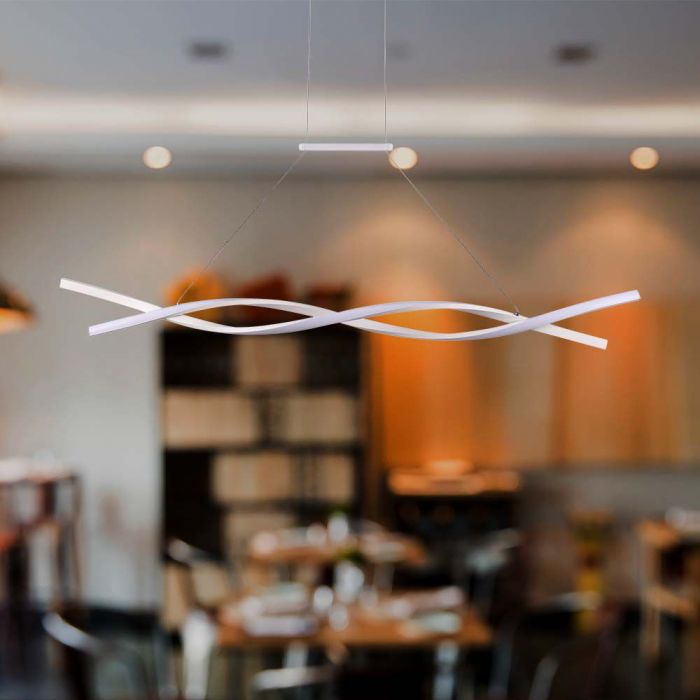 LED PENDANT LIGHT 30W DL 3450lm 120° 1200x120x1150mm WHITE