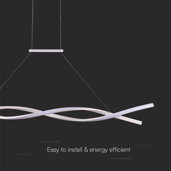LED PENDANT LIGHT 30W DL 3450lm 120° 1200x120x1150mm WHITE