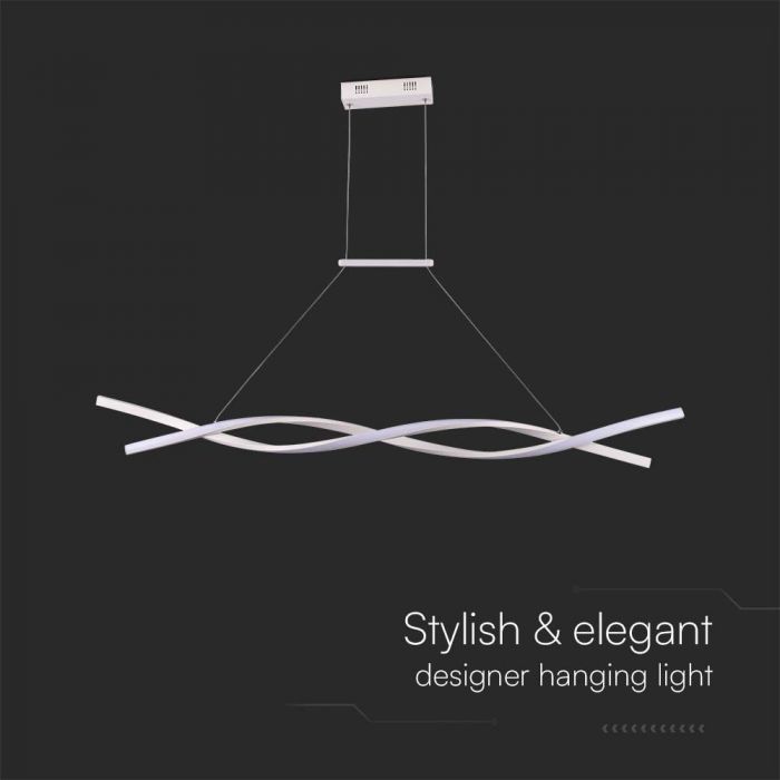 LED PENDANT LIGHT 30W DL 3450lm 120° 1200x120x1150mm WHITE
