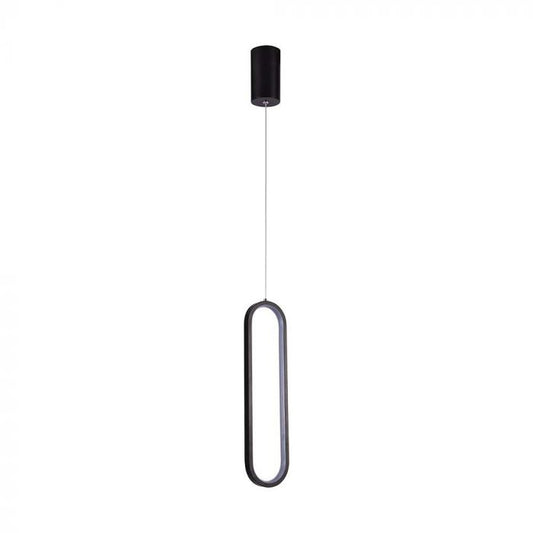LED PENDANT LIGHT 13W WW 1500lm 100x70x1530mm BLACK