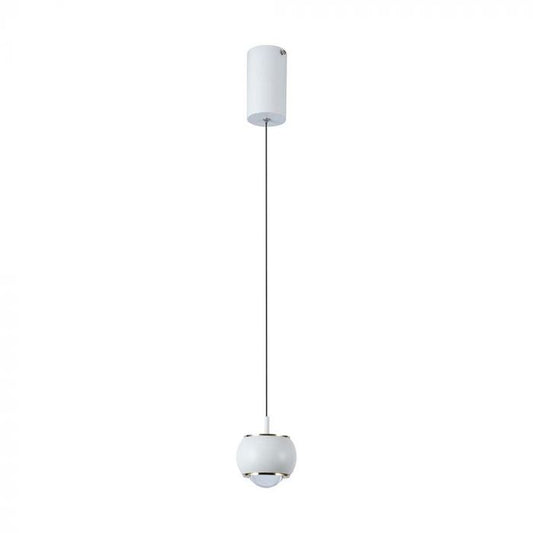 LED PENDANT LIGHT 9W DL 1000lm 120°  100x1230mm WHITE
