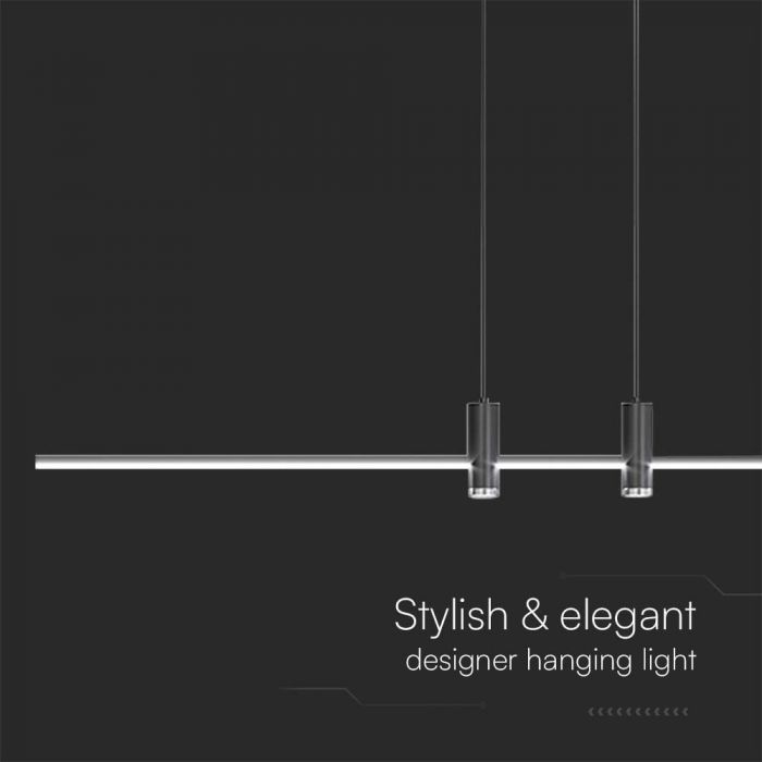 LED PENDANT LIGHT 19W DL 2160lm 800x1150mm BLACK