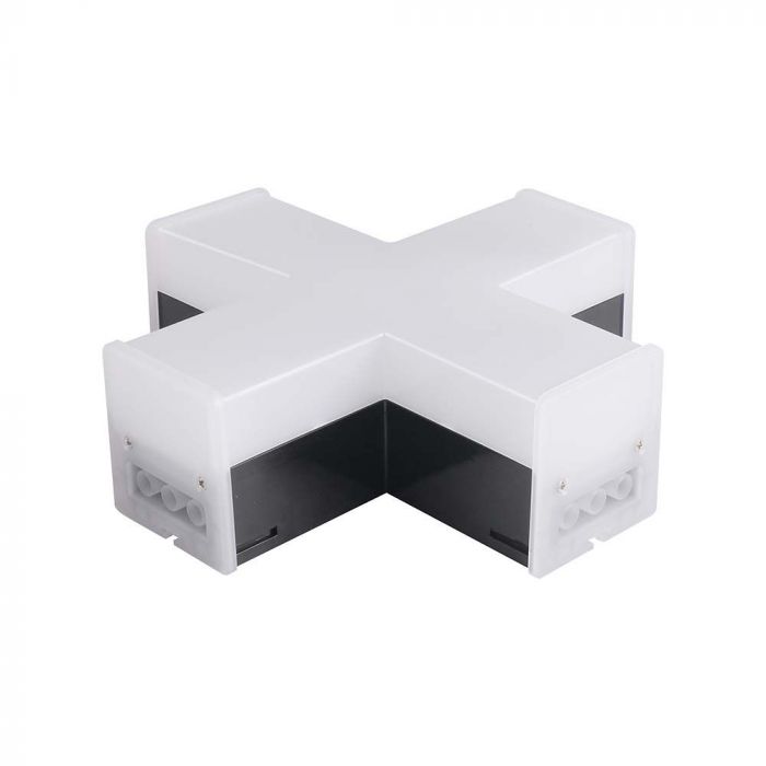 LED LINEAR X CONNECTOR 12W DL 1200lm 120° 181x181x58mm BLACK