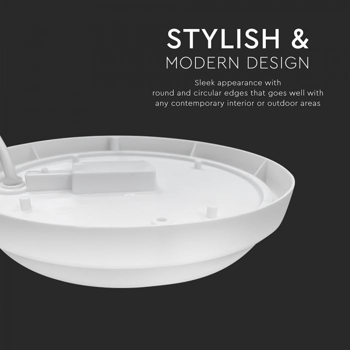 LED CEILING LIGHT 18W 1820lm CW 110° 195x38mm IP54