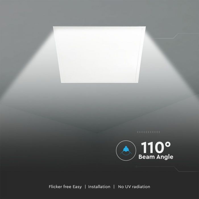 LED BACKLIT PANEL 36W CW 4320lm 110° 595x595x33mm