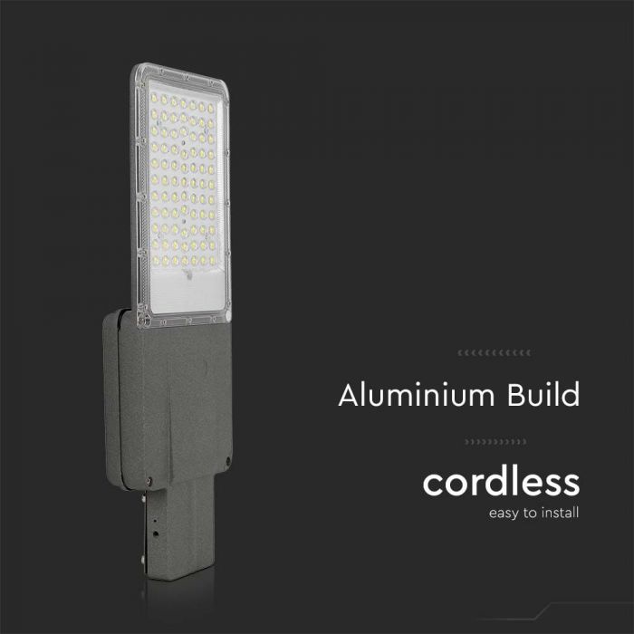 LED SOLAR STREET LIGHT 60W CW 3000lm 120° 200x530mm IP65