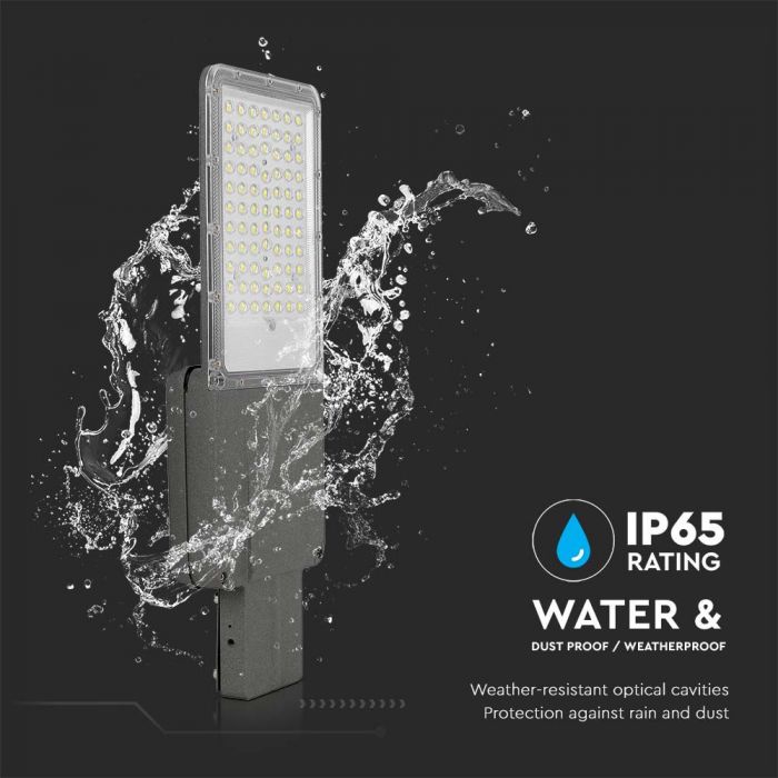 LED SOLAR STREET LIGHT 60W CW 3000lm 120° 200x530mm IP65
