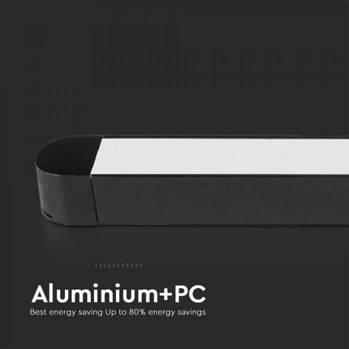 LED MAGNETIC ULTRA THIN TRACK LIGHT-FLOOD LIGHT 18W WW 2000lm 82° 26x24x385mm BLACK