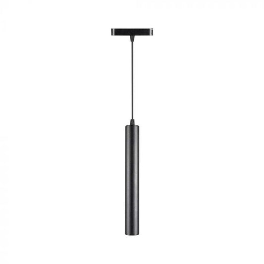 LED MAGNETIC PENDANT TRACK LIGHT 14W CW 1600lm 30° 40x128x1155mm BLACK