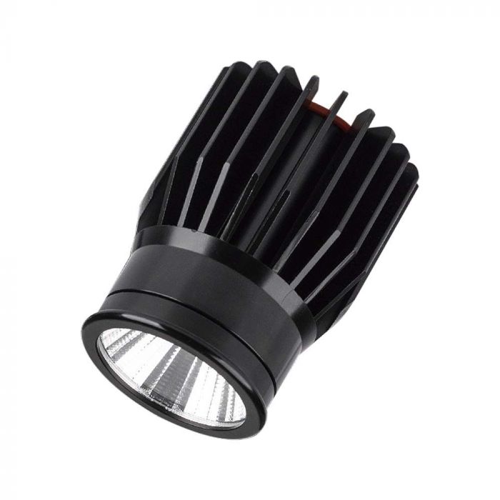 LED MODULE SPOT LIGHT ALUMINUM 18W DL 1900lm 34° 78x63x50mm BLACK