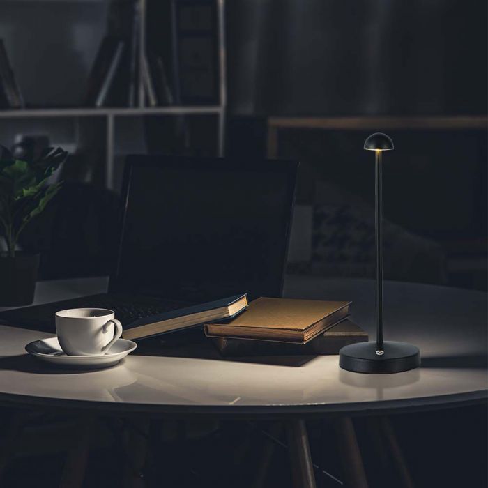 LED TABLE LAMP 3W 3IN1 130lm 120° 105x295 BLACK