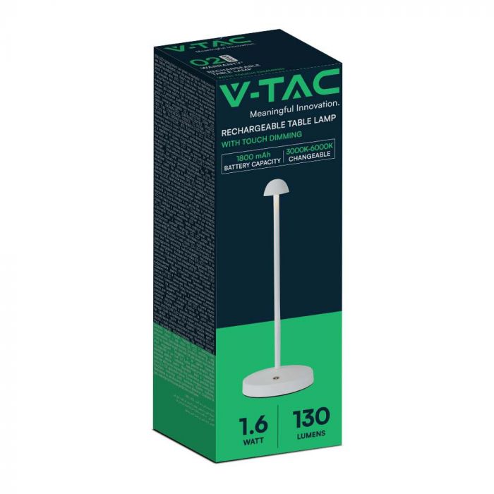 LED TABLE LAMP 3W 3IN1 130lm 120° 105x295 WHITE