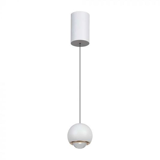 LED HANGING PENDANT LIGHT WHITE 6W WW 500lm 60° 100x2000mm