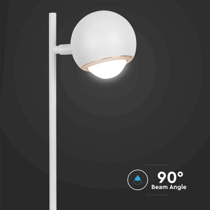 LED TABLE LAMP 6W WW 500lm 60° 150x445 WHITE