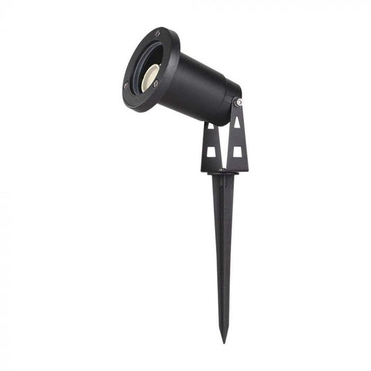 LED GARDEN MINI SPIKE ALUMINIUM GU10 88x75x245mm BLACK IP65