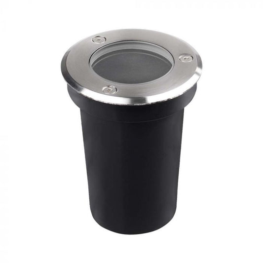 LED MINI UNDERGROUND FITTING GU10 102x80mm STAINLESS STEEL ROUND IP67