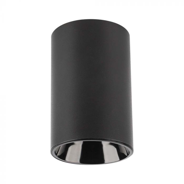 LED SURFACE SPOTLIGHT FITTING GU10 100x65mm RD BLACK