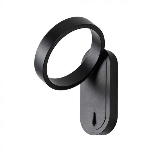 LED WALL LIGHT 5W WW+DL 600lm 120° 153x183x185mm BLACK IP65
