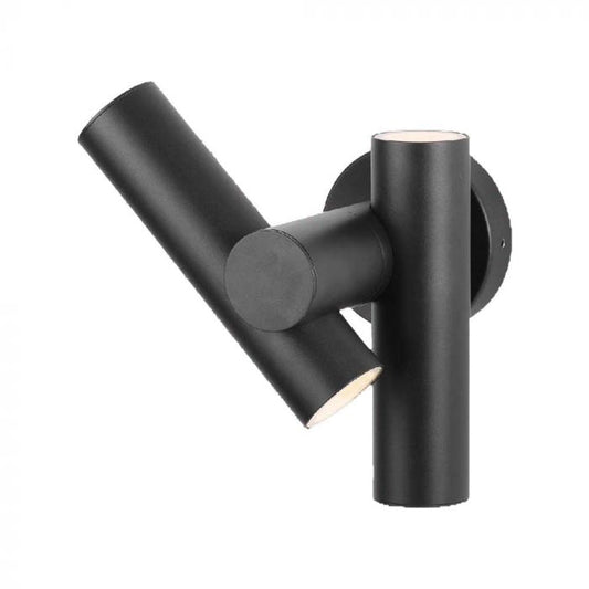LED SPOT WALL LIGHT 2WAY 6W 620lm WW 172x105x253mm BLACK  IP44